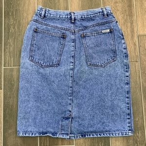 Vintage Bill Blass Denim Skirt